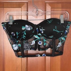 Beautiful embroidered sheer top